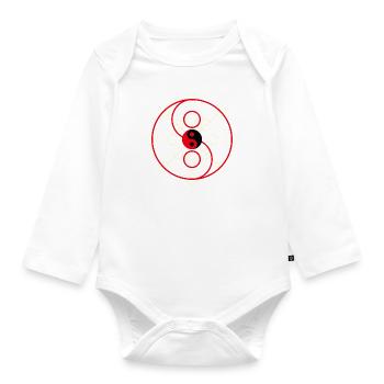 Illustration pour la spiritualité - Body Bébé bio manches longues - blanc - Devant