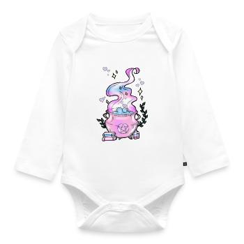 Intersexual boiler - Organic Longsleeve Baby Bodysuit - white - Front