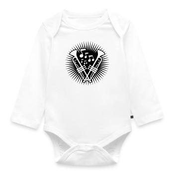 Concert Team Trumpets - Organic Longsleeve Baby Bodysuit - white - Front