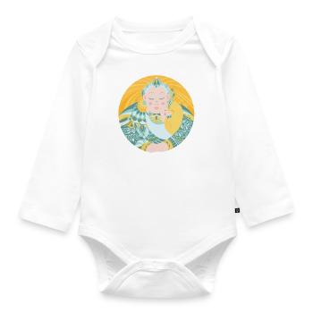 Muttertag - Baby Bio-Langarm-Body - Weiß - Vorne