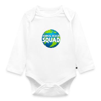 Animal Rescue Squad Saving Animals Animal Welfare - Organic Longsleeve Baby Bodysuit - white - Front
