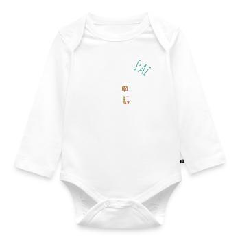 j'peux pas j'ai sandwich idée cadeau humour - Body Bébé bio manches longues - blanc - Devant