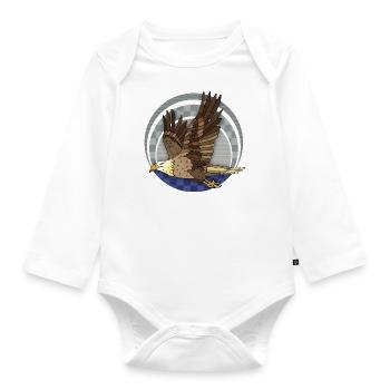 Bird - Organic Longsleeve Baby Bodysuit - white - Front