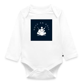 Klara - Baby Bio-Langarm-Body - Weiß - Vorne