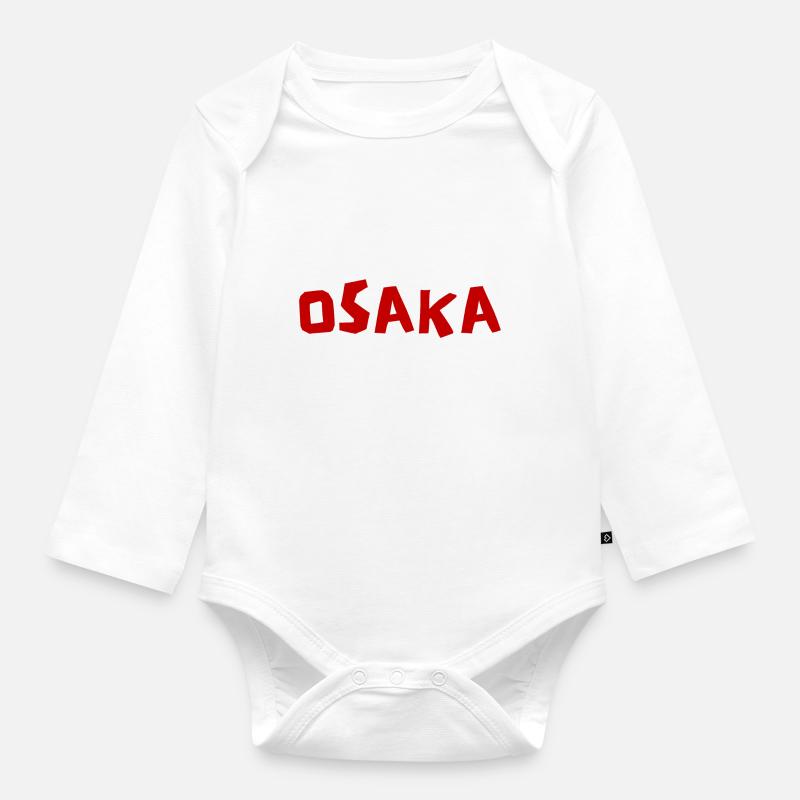 Tokyo Osaka Design Japon - Body Bébé bio manches longues - blanc