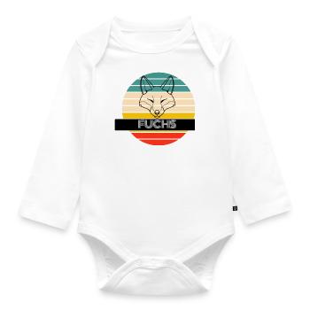 Fuchs oder was? - Baby Bio-Langarm-Body - Weiß - Vorne