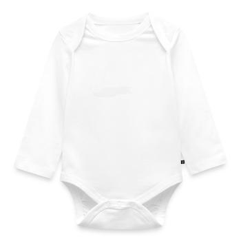 Superhero - Organic Longsleeve Baby Bodysuit - white - Front