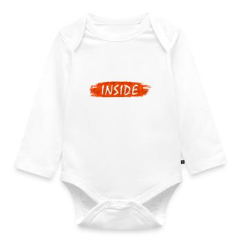 LEGEND INSIDE YOU - Organic Longsleeve Baby Bodysuit - white - Front