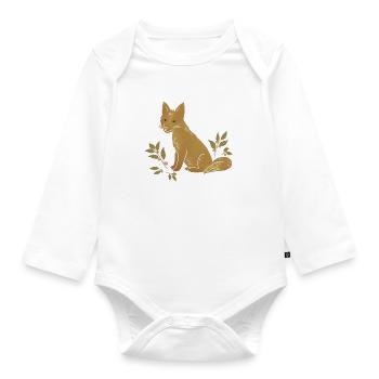 Wilde Tiere - Rev - Baby Bio-Langarm-Body - Weiß - Vorne
