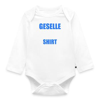 Gesellenbrief Abschluss Geselle 2022 - Baby Bio-Langarm-Body - Weiß - Vorne