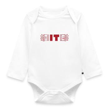Nous faisons it-fachmann Informatiker Computer - Body Bébé bio manches longues - blanc - Devant