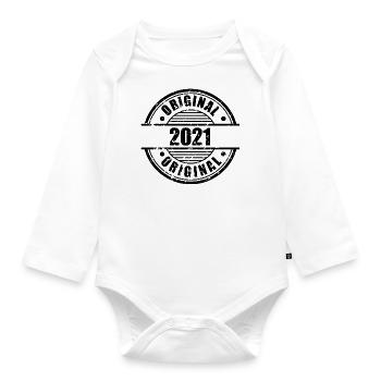 Original 2021 - Body Bébé bio manches longues - blanc - Devant