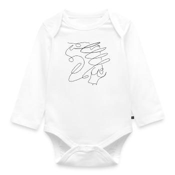 VENUS - Baby Bio-Langarm-Body - Weiß - Vorne