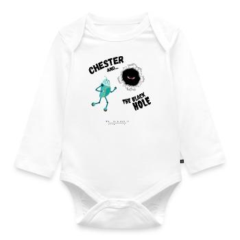 Walter & Wallis - Manga 5 - Organic Longsleeve Baby Bodysuit - white - Front
