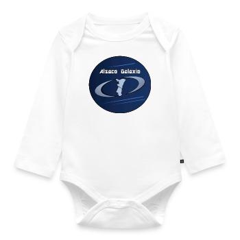 Alsace Galaxy - Organic Longsleeve Baby Bodysuit - white - Front