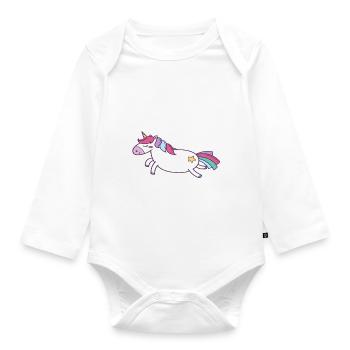 Limited Edition - Baby Bio-Langarm-Body - Weiß - Vorne