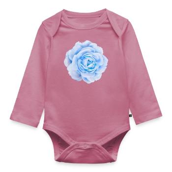 4FEF9AA9 BD30 444D 8897 44D2529F0FFE - Baby Bio-Langarm-Body - Mauve - Vorne