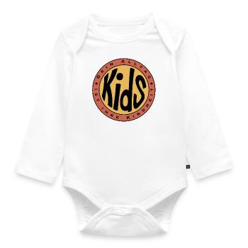 Kids Alltag Kindheit - Baby Bio-Langarm-Body - Weiß - Vorne