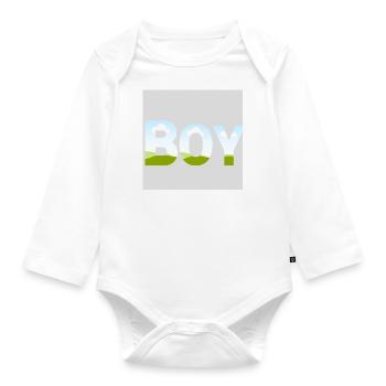 Baby Sachen - Baby Bio-Langarm-Body - Weiß - Vorne