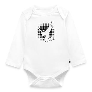 Guitare Femmes Guitariste Guitare acoustique gi - Body Bébé bio manches longues - blanc - Devant