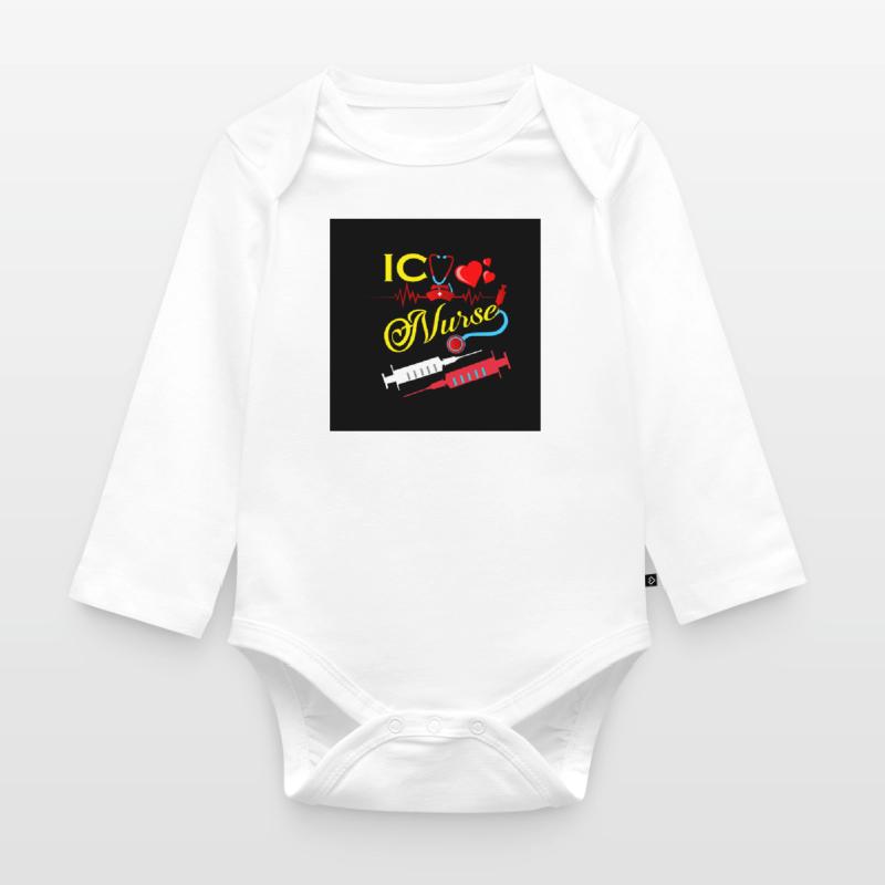 Conception de l’injection infirmière Body Bébé bio manches longues