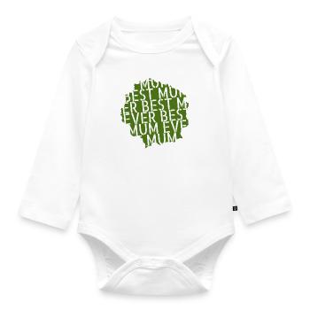 T-shirts antireligion Mother One Family One Team - Body Bébé bio manches longues - blanc - Devant