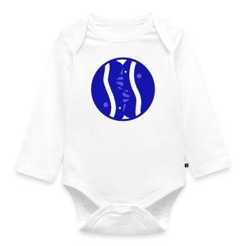 Einvernehmen. Verständnis durch Kommunikation - Baby Bio-Langarm-Body - Weiß - Vorne