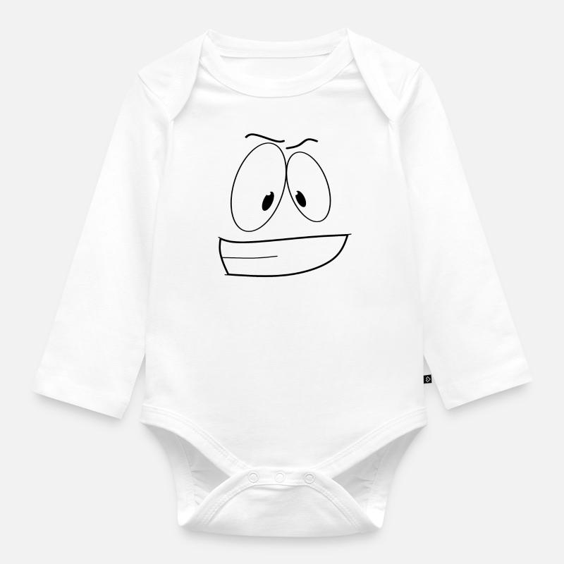 Ernst - Baby Bio-Langarm-Body - Weiß