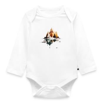 SURREAL - Organic Longsleeve Baby Bodysuit - white - Front