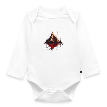 SURREAL - Organic Longsleeve Baby Bodysuit - white - Front
