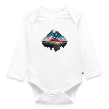 SURREAL - Organic Longsleeve Baby Bodysuit - white - Front