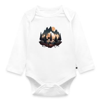 SURREAL - Organic Longsleeve Baby Bodysuit - white - Front