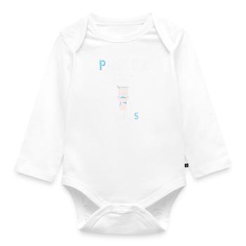 J Peux pas J Ai La Chasse - Body Bébé bio manches longues - blanc - Devant