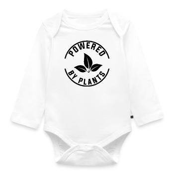 Vegan Plant Based Health Healing Detox - Body Bébé bio manches longues - blanc - Devant