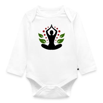 Joga - Baby Bio-Langarm-Body - Weiß - Vorne
