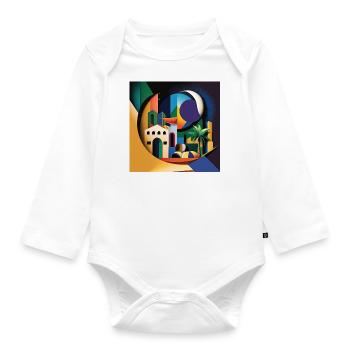The Bauhaus Legacy - Organic Longsleeve Baby Bodysuit - white - Front