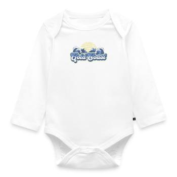 Gold Coast Australia Beach Sunset - Organic Longsleeve Baby Bodysuit - white - Front