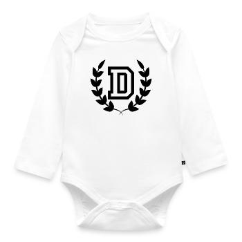 Sport-Brief - Baby Bio-Langarm-Body - Weiß - Vorne
