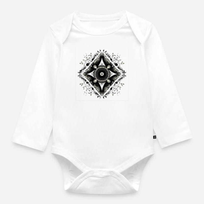 Maya3 - Body Bébé bio manches longues - blanc