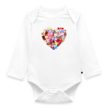Schatz - Baby Bio-Langarm-Body - Weiß - Vorne
