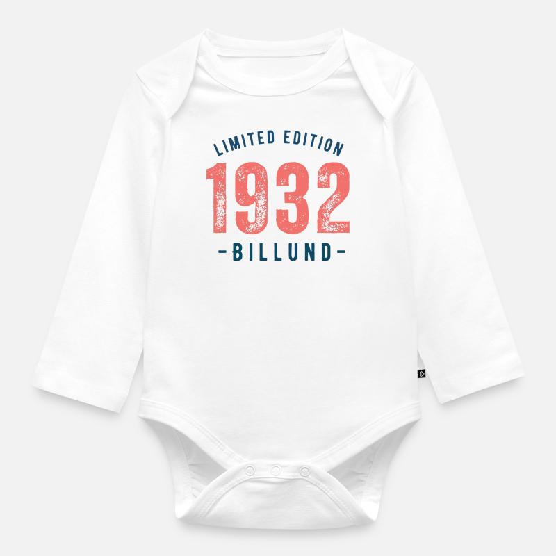 1932 - Body Bébé bio manches longues - blanc