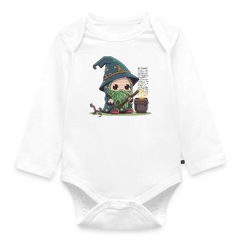 La force de la technologie - Body Bébé bio manches longues - blanc - Devant