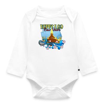 Laos Laotian Laotian Nouvel An I Cadeau - Body Bébé bio manches longues - blanc - Devant
