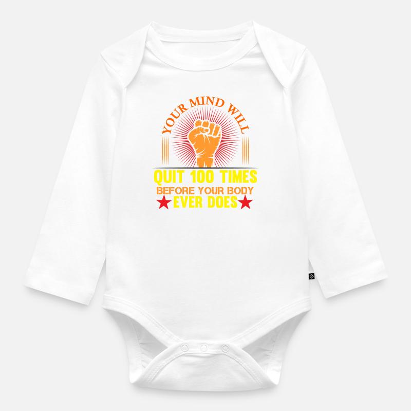 Faust - Baby Bio-Langarm-Body - Weiß