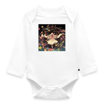 The Solar Oracle - Organic Longsleeve Baby Bodysuit - white - Front