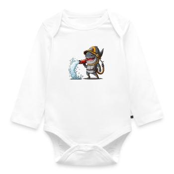 Sécurité renforcée - Body Bébé bio manches longues - blanc - Devant