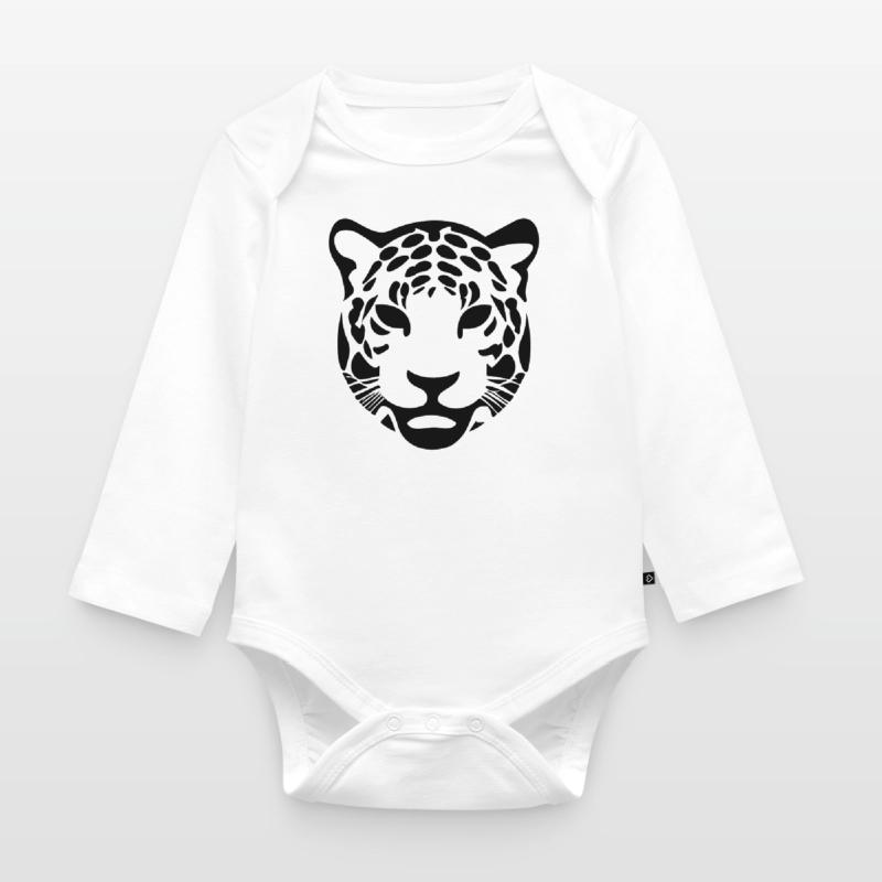Léopard Body ecologico per neonato a manica lunga
