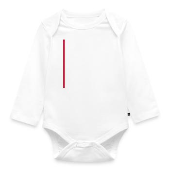 I Like The Sound You Make When You Shut Up Saying - Organic Longsleeve Baby Bodysuit - white - Front