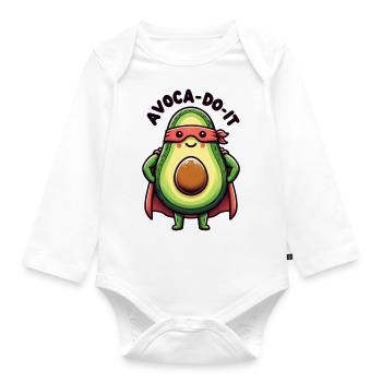 Avoca-Do-It - Baby Bio-Langarm-Body - Weiß - Vorne