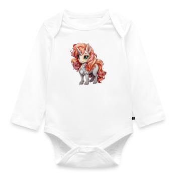 UNI2 - Body Bébé bio manches longues - blanc - Devant